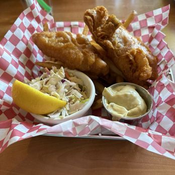 The Laughing Clam - This is the half order of the fish and chips. It was super yummy! - Seafood Near Me - Grants Pass, Oregon The Laughing Clam - This is the half order of the fish and chips. It was super yummy! - Seafood Near Me - Grants Pass, Oregon