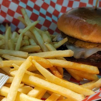 Banzai Burger - Hawaiian burger and fries! #amazingly delicious and juicy - Burgers Near Me - Honolulu, Hawaii