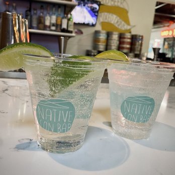 Native Son - two glasses of water with lime wedges - Cocktail Bars Near Me - Rancho Cucamonga, California Native Son - two glasses of water with lime wedges - Cocktail Bars Near Me - Rancho Cucamonga, California
