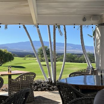 Mauka Bar and Grill - View sitting outside - Cocktail Bars Near Me - Kamuela, Hawaii