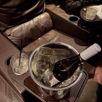 Silverspot Cinema - Delivered bottle of wine. Came with a free large popcorn. - Cinema Near Me - Coconut Creek, Florida