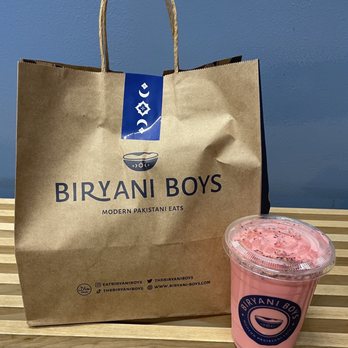 Biryani Boys - My to-go order with the Modern Rose Lassi (yuuuum!) - Pakistani Near Me - Garden Grove, California Biryani Boys - My to-go order with the Modern Rose Lassi (yuuuum!) - Pakistani Near Me - Garden Grove, California