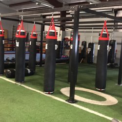 At Applied Sports MMA we train on heavy bags for both Muy Thia and Kick Boxing Cardio work outs.