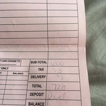 Samira Furniture - Receipt for my chairs shows zero balance paid in full - Furniture Stores Near Me - Bronx, New York Samira Furniture - Receipt for my chairs shows zero balance paid in full - Furniture Stores Near Me - Bronx, New York