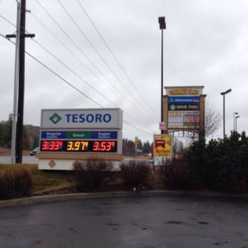 Tesoro - a gas station and a gas station sign - Gas Stations Near Me - Spokane, Washington Tesoro - a gas station and a gas station sign - Gas Stations Near Me - Spokane, Washington