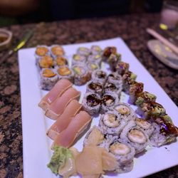 Little Tokyo - Tuna Nigiri and Sweet Potato Roll