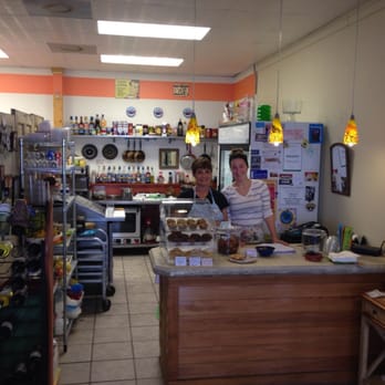 Cafe Con Leche - Bar, some pastries, and Tamara and Sanantha. - Cafes Near Me - Apalachicola, Florida