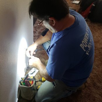 Power Systems Electric - There he goes! I didn't have to move much for him to get the work done. He squeezed between all of my children's messes... - Electricians Near Me - Moreno Valley, California Power Systems Electric - There he goes! I didn't have to move much for him to get the work done. He squeezed between all of my children's messes... - Electricians Near Me - Moreno Valley, California