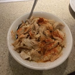 Hummus with chicken. I've only had it plain, with red peppers or olives. This was delicious!