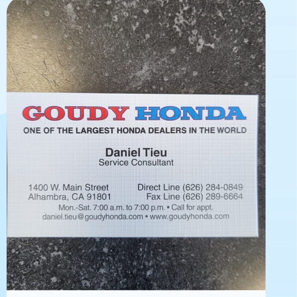 Goudy Honda - Car Dealers Near Me - Alhambra, California