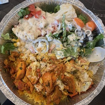 Gyro King - 6. Chicken Over Rice Platter - Mediterranean Near Me - Houston, Texas Gyro King - 6. Chicken Over Rice Platter - Mediterranean Near Me - Houston, Texas