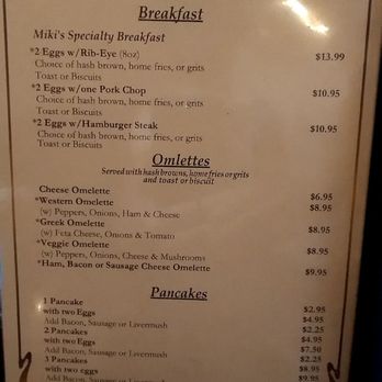 Miki's Restaurant - Breakfast 1 - Breakfast & Brunch Near Me - Matthews, North Carolina