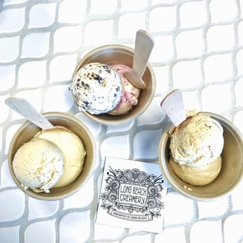 Long Beach Creamery - Whiskey Vanilla, Cookies & Cream, Strawberry Mascarpone, Black Ring Coffee. - Ice Cream & Frozen Yogurt Near Me - Long Beach, California