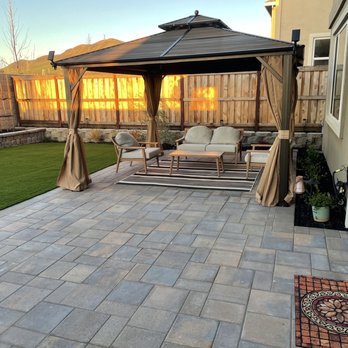 Gardelle Construction & Landscape - a patio with a gazebo - Landscaping Near Me - Concord, California