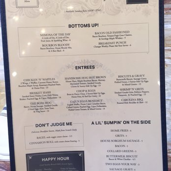 Handsome Hog - Menu 4.1.18 - Southern Near Me - St Paul, Minnesota