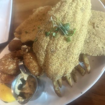 Tryst Kitchen + Cocktails - Southern Fried Catfish Platter - Cajun/Creole Near Me - San Antonio, Texas Tryst Kitchen + Cocktails - Southern Fried Catfish Platter - Cajun/Creole Near Me - San Antonio, Texas
