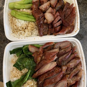 King's Kitchen - Two orders of roast pork over rice. Delicious! - Chinese Near Me - New York, New York
