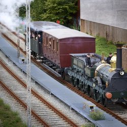 Danmarks Jernbanemuseum - See the Museum's full-size and fully functional replica of Denmark's first train engine, ODIN, from 1846.