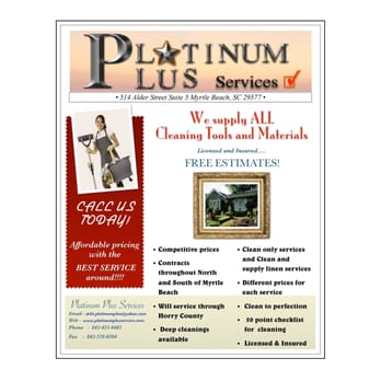 Platinum Plus Service - Office Cleaning Near Me - Myrtle Beach, South Carolina Platinum Plus Service - Office Cleaning Near Me - Myrtle Beach, South Carolina