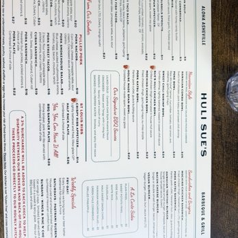 Huli Sue’s - Menu - Hawaiian Near Me - Asheville, North Carolina