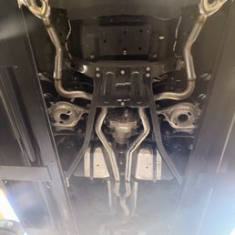 This is the exhaust that he made for my car