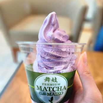 Matcha Cafe Maiko - Ube Boba Sundae - Desserts Near Me - Santa Clara, California
