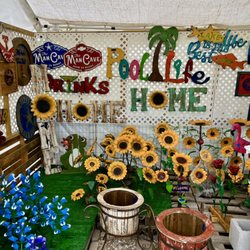 Family Land Garden - Woodwork and Metal Artwork