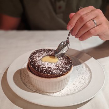 La Bourgogne - Chocolate Grand Marnier Souffle - French Near Me - Kailua Kona, Hawaii