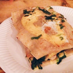 Guerrilla Eats - Fried chicken jianbing from meimei's streetcart