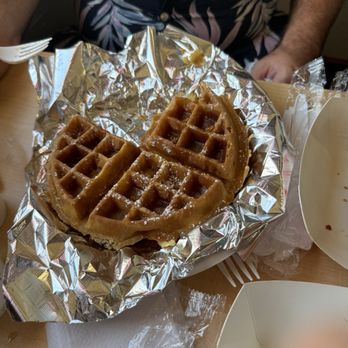 Chatman's Chicken - Waffle was soft, fluffy and moist - Fast Food Near Me - San Antonio, Texas
