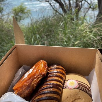 Halekulani Bakery - We got a salted caramel croissant, pain au chocolat, and a mango kouign Amann. - Bakeries Near Me - Honolulu, Hawaii