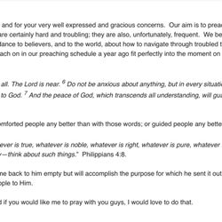 Manchester Christian Church - Email 2: the church's response.