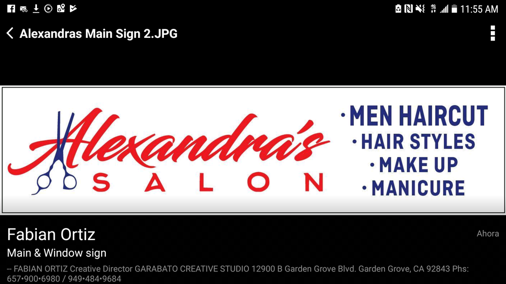 Alexandra's salon Logo