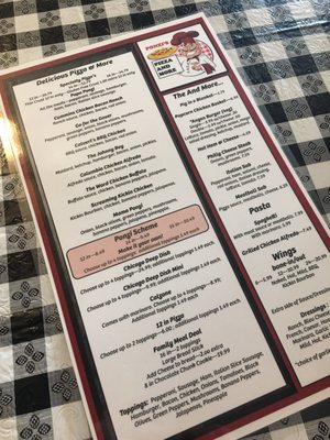 Menu photo 1 Ponzi’s Pizza & More Columbia, KY Menu photo 1 Ponzi’s Pizza & More Columbia, KY