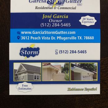 Garcia Storm Gutters - Company - Gutter Services Near Me - Pflugerville, Texas