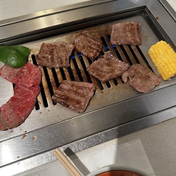 Anjin - steaks and corn on a grill - Japanese Near Me - Costa Mesa, California
