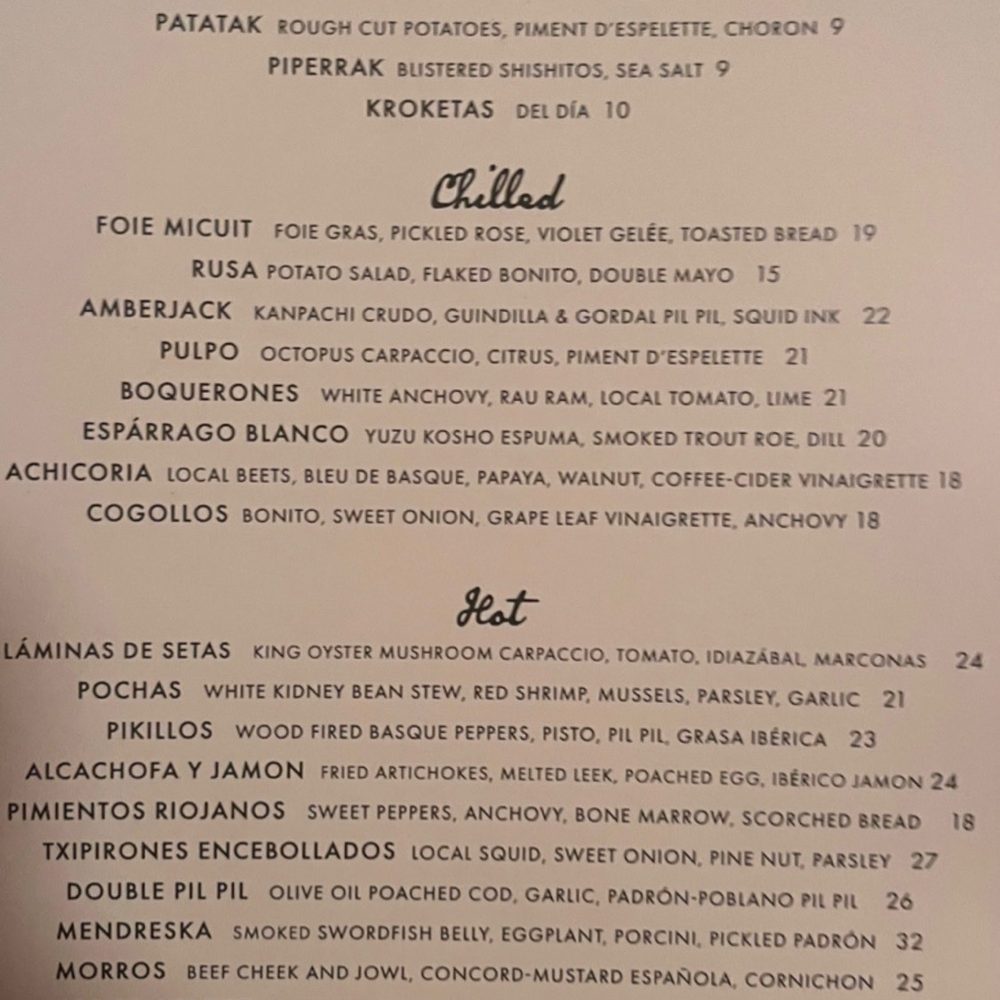 Txikito - Basque Near Me - New York, New York Txikito - Basque Near Me - New York, New York