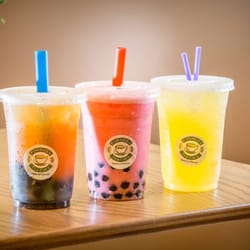Formosa Tea Cafe - A picture of their iced drinks from the Facebook page.