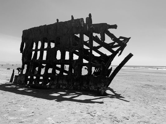 Wreck of the Peter Iredale by null