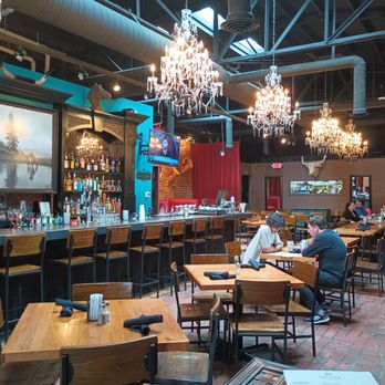 Twisted Fork Grill and Bar - Good lighting for an old saloon. - American Near Me - Omaha, Nebraska