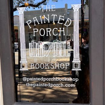 The Painted Porch Bookshop - Front door - Bookstores Near Me - Bastrop, Texas