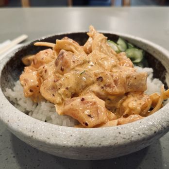 Okome - Spicy Salmon Bowl - Japanese Near Me - Honolulu, Hawaii