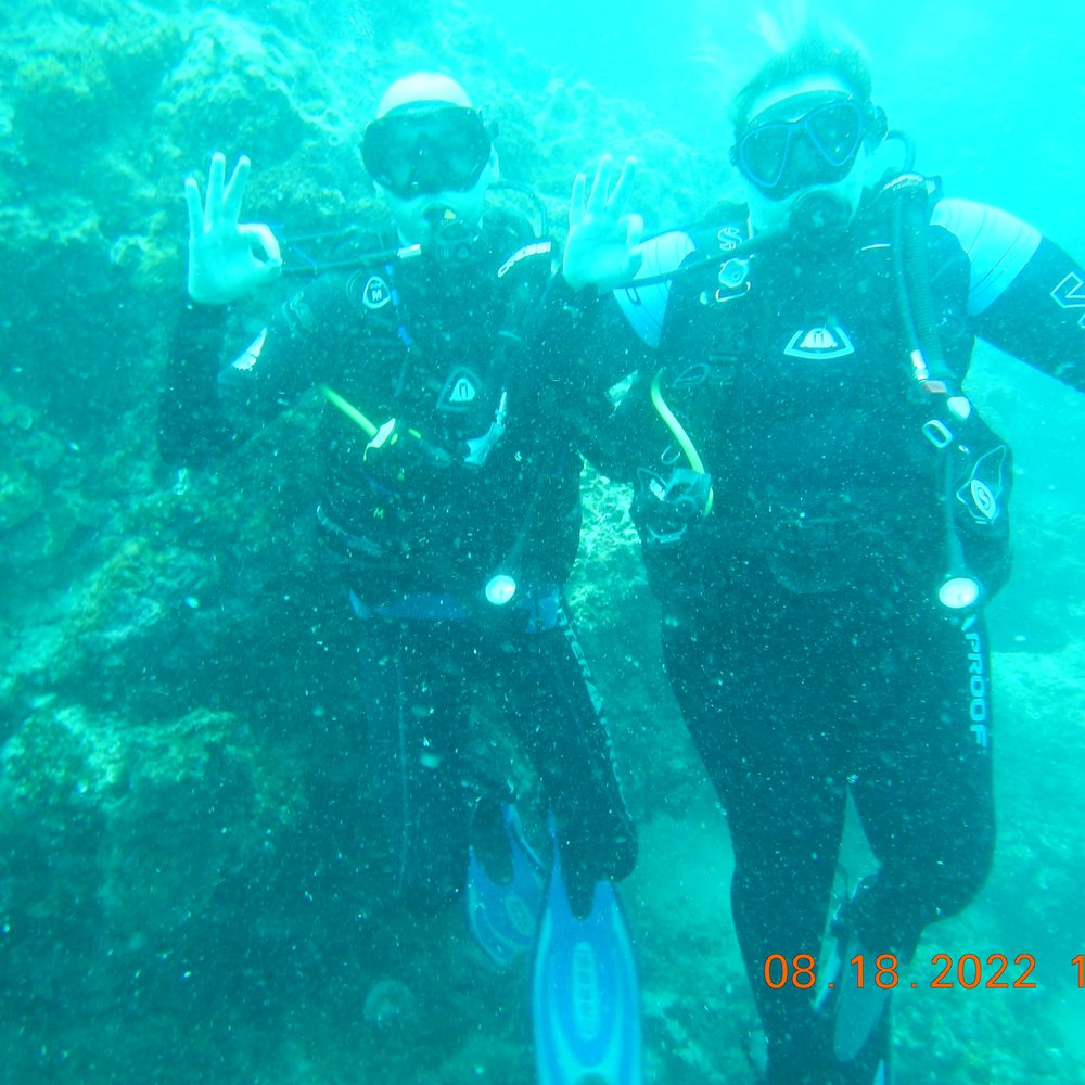 SiDive Diving Centre - Doing A-OK on our dive - Scuba Diving Near Me - Lapu-Lapu City, CEB