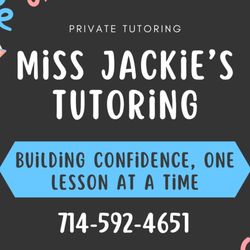 Miss Jackie's Tutoring