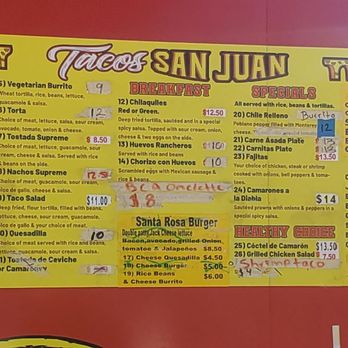 Tacos San Juan - Food Trucks Near Me - Santa Rosa, California