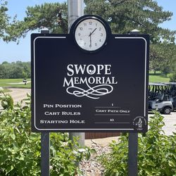 Swope Memorial Golf Course - 4 hour round with cart path only