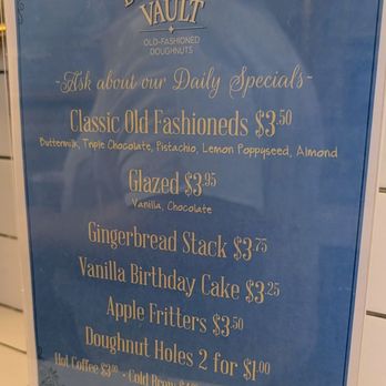 Doughnut Vault - Menu - Donuts Near Me - Chicago, Illinois Doughnut Vault - Menu - Donuts Near Me - Chicago, Illinois