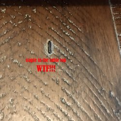Poor Quality Dining Room Set from Marietta Furniture Outlet