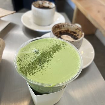 Stagger Coffee - Double Matcha & Donut Latte - Coffee & Tea Near Me - Los Angeles, California Stagger Coffee - Double Matcha & Donut Latte - Coffee & Tea Near Me - Los Angeles, California