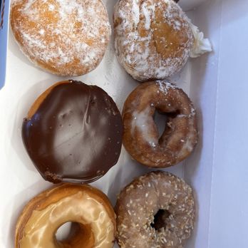 Dunkin' - 6 donuts for National Donut Day- granted I should've bought a drink and then I'd get a free donut - Coffee & Tea Near Me - San Jose, California